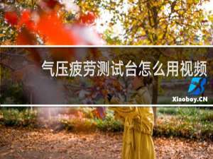 气压疲劳测试台怎么用视频