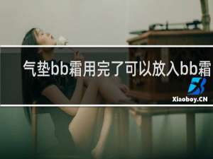 气垫bb霜用完了可以放入bb霜吗