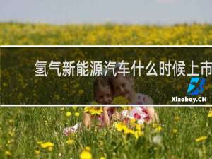 氢气新能源汽车什么时候上市