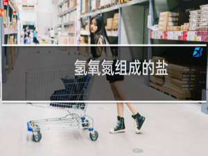 氢氧氮组成的盐