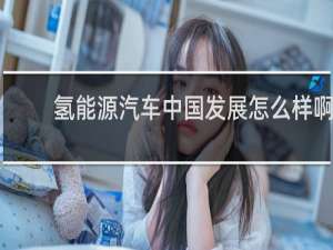 氢能源汽车中国发展怎么样啊