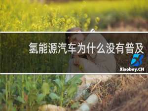 氢能源汽车为什么没有普及