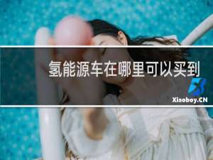 氢能源车在哪里可以买到