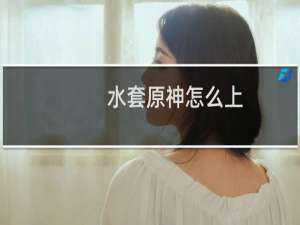 水套原神怎么上