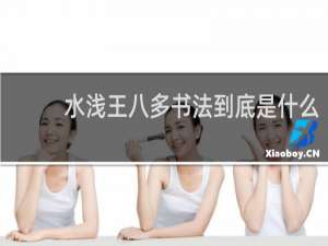 水浅王八多书法到底是什么