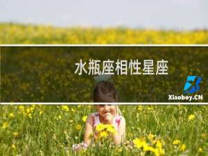 水瓶座相性星座