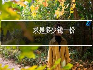 求是多少钱一份