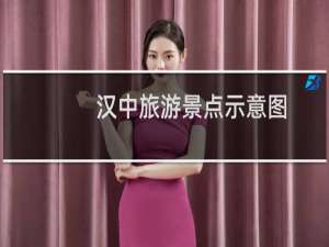 汉中旅游景点示意图