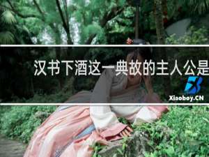 汉书下酒这一典故的主人公是