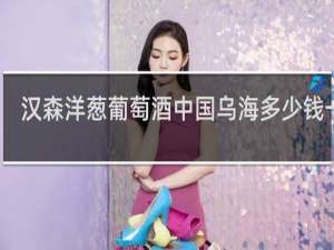 汉森洋葱葡萄酒中国乌海多少钱一瓶