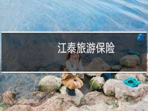 江泰旅游保险