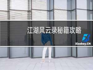 江湖风云录秘籍攻略