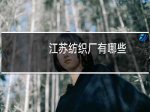 江苏纺织厂有哪些