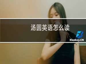 汤圆英语怎么读