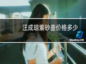 汪成琼紫砂壶价格多少