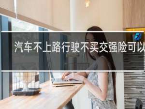 汽车不上路行驶不买交强险可以吗