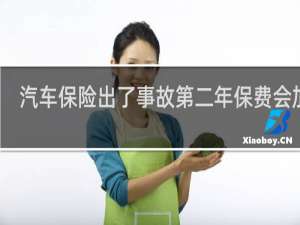 汽车保险出了事故第二年保费会加吗