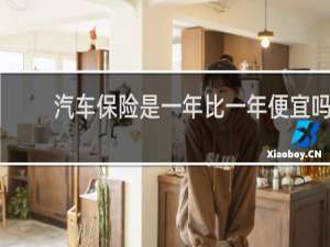 汽车保险是一年比一年便宜吗