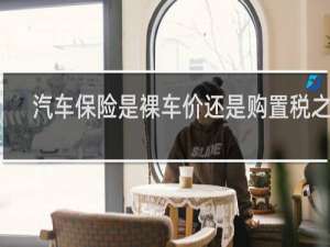 汽车保险是裸车价还是购置税之后