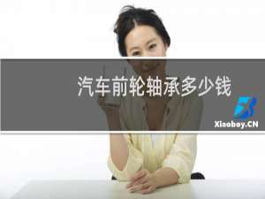 汽车前轮轴承多少钱