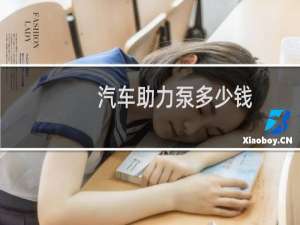 汽车助力泵多少钱