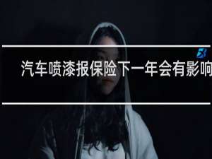 汽车喷漆报保险下一年会有影响吗