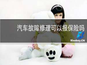 汽车故障修理可以报保险吗