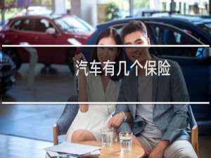汽车有几个保险