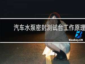汽车水泵密封测试台工作原理