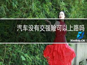汽车没有交强险可以上路吗