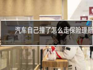汽车自己撞了怎么走保险理赔