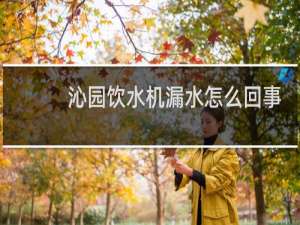 沁园饮水机漏水怎么回事