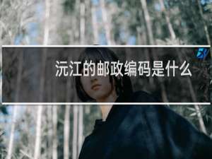 沅江的邮政编码是什么