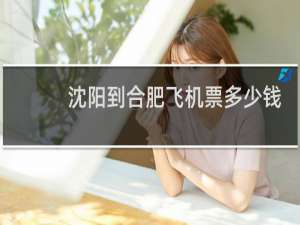 沈阳到合肥飞机票多少钱