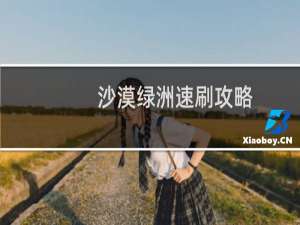 沙漠绿洲速刷攻略
