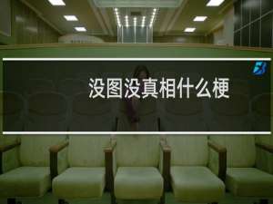 没图没真相什么梗？没图没真相是什么意思什么梗