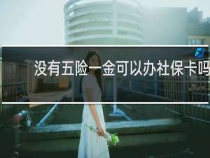 没有五险一金可以办社保卡吗