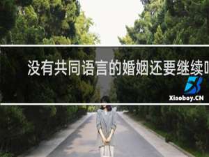 没有共同语言的婚姻还要继续吗