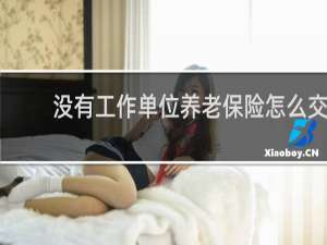 没有工作单位养老保险怎么交