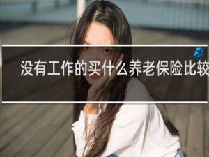 没有工作的买什么养老保险比较好