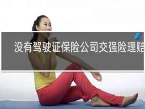 没有驾驶证保险公司交强险理赔吗