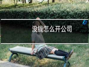 没钱怎么开公司