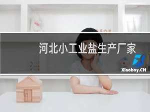 河北小工业盐生产厂家