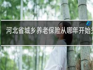 河北省城乡养老保险从哪年开始交的