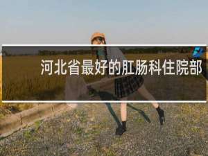 河北省最好的肛肠科住院部