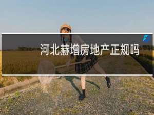 河北赫增房地产正规吗