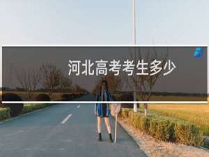 河北高考考生多少