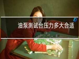 油泵测试台压力多大合适