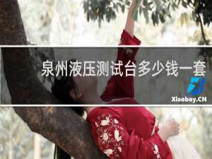 泉州液压测试台多少钱一套