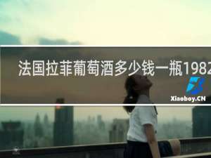 法国拉菲葡萄酒多少钱一瓶1982年